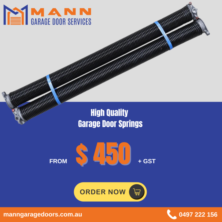 Mann Garage Doors Perth - Garage Door Springs